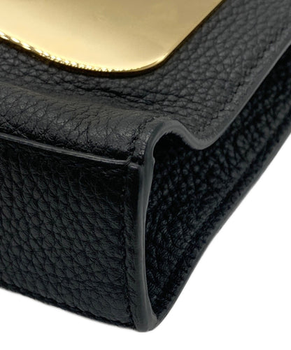 FENDI Clutch Bag Second Bag Bugs Eye Monster Black Authentic