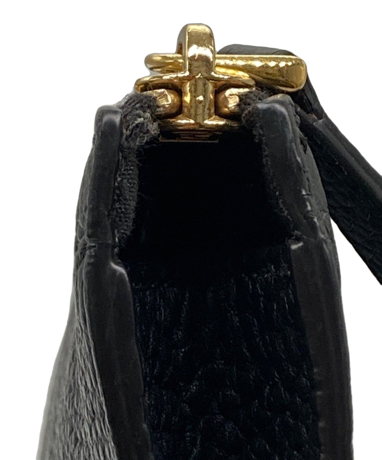 FENDI Clutch Bag Second Bag Bugs Eye Monster Black Authentic