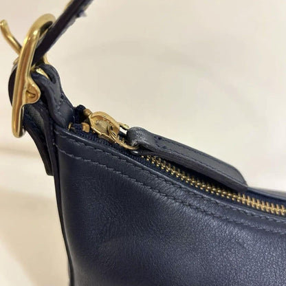 COACH Hand Bag Tote Purse Old 9844 Navy Authentic