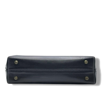GIVENCHY Hand Bag Tote Purse 4G Black Leather Authentic