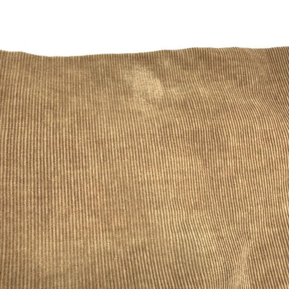 FENDI Shoulder Bag Purse FF Corduroy Camel Brown Authentic