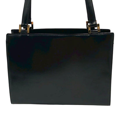 Saint Laurent Hand Bag Tote Purse Logo Leather Authentic