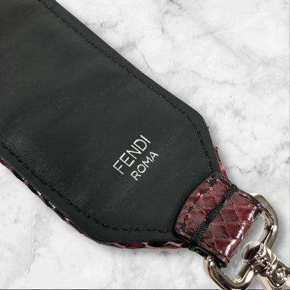 FENDI Shoulder Strap Belt FF Zucca Multicolor Authentic