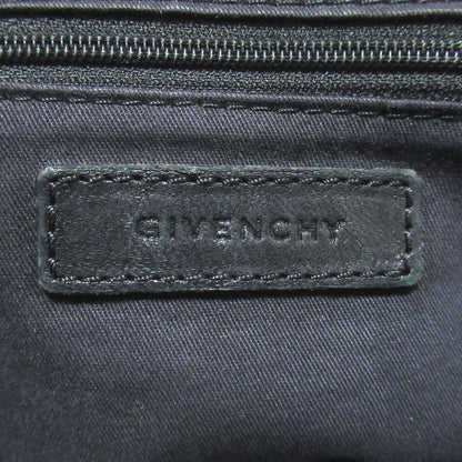 GIVENCHY Nightingale Bag Shoulder Hand Tote Purse Black Leather Vintage Auth