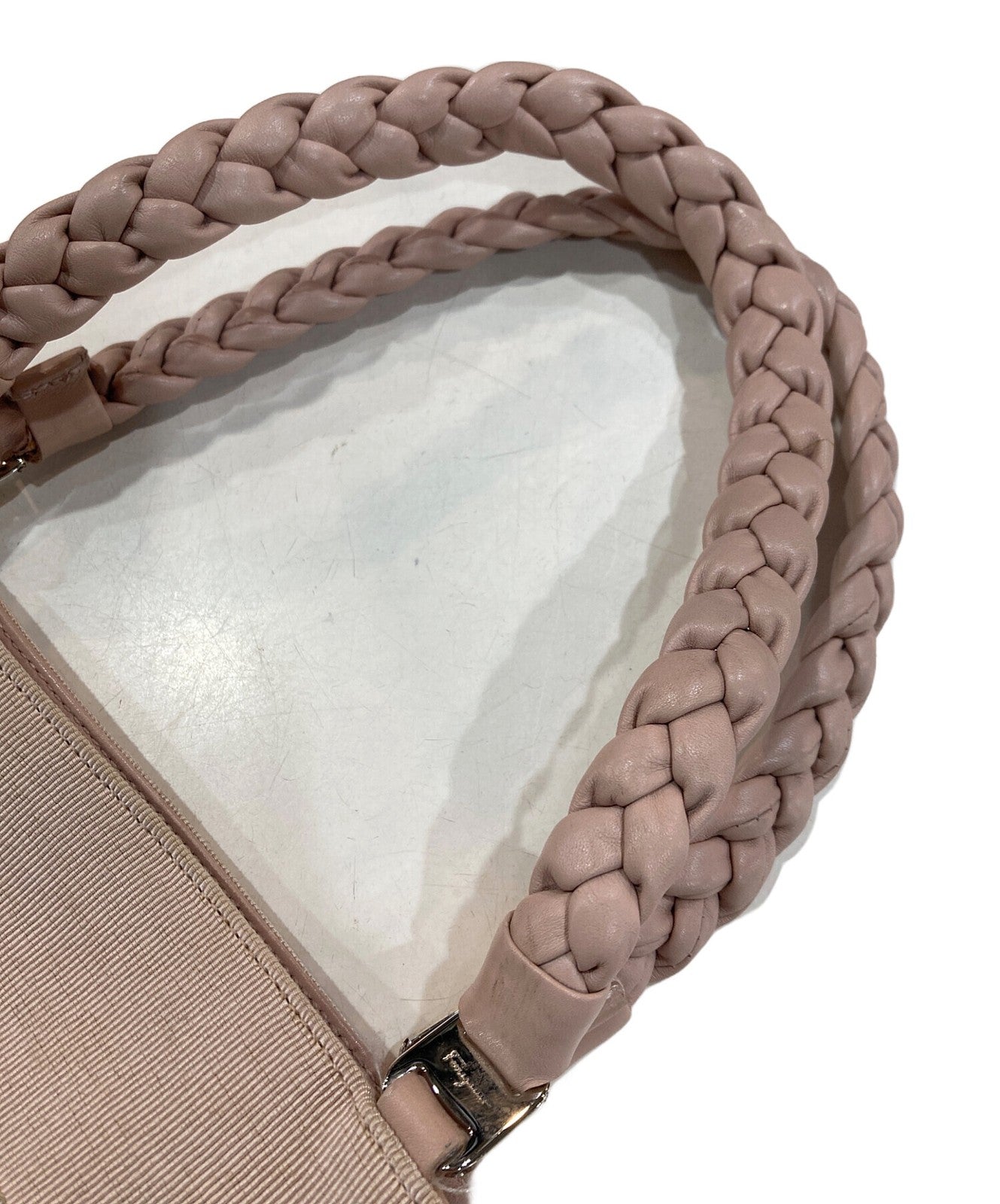 Salvatore Ferragamo handbag Tote Purse  Pink Authentic Women's Used