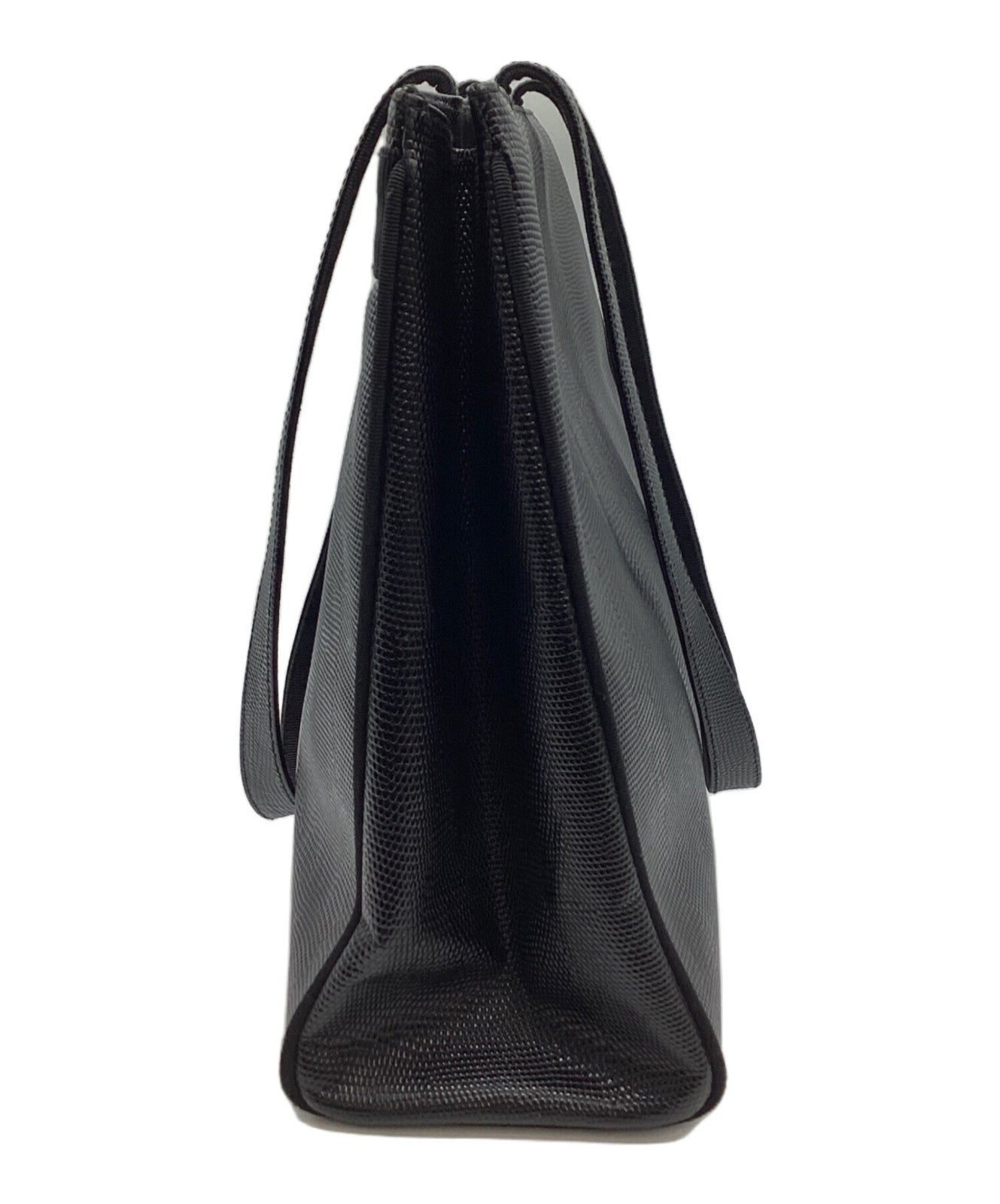 Salvatore Ferragamo handbag Tote Purse Black Authentic Women's Used
