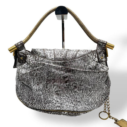 Dolce & Gabbana Shoulder Bag Purse Silver Authentic