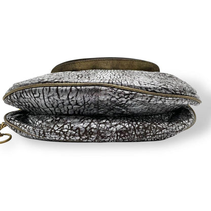 Dolce & Gabbana Shoulder Bag Purse Silver Authentic