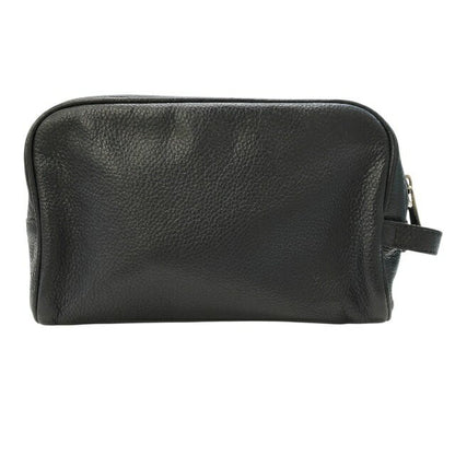 Dolce & Gabbana Clutch Bag Second Bag Leather Black Authentic