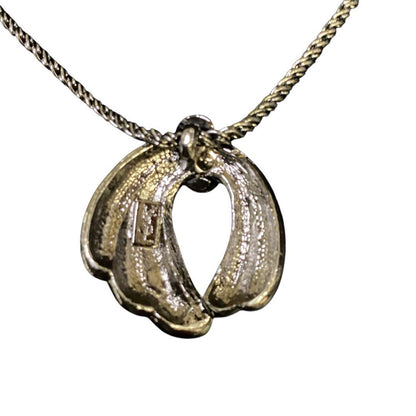 Saint Laurent Necklace Pendant YSL Cassandra Authentic