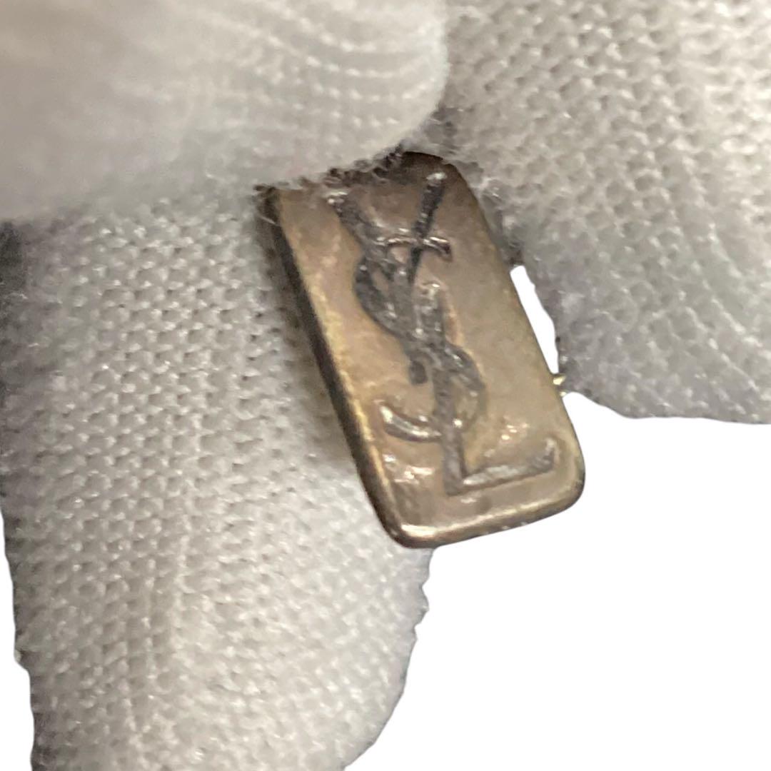 Saint Laurent Necklace Pendant YSL Cassandra Authentic