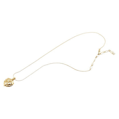 Saint Laurent Necklace Pendant YSL Cassandra Gold Authentic