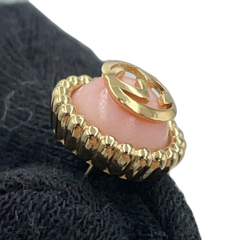GUCCI Single Earring Interlocking G 2way Pink Women Accessory Authentic