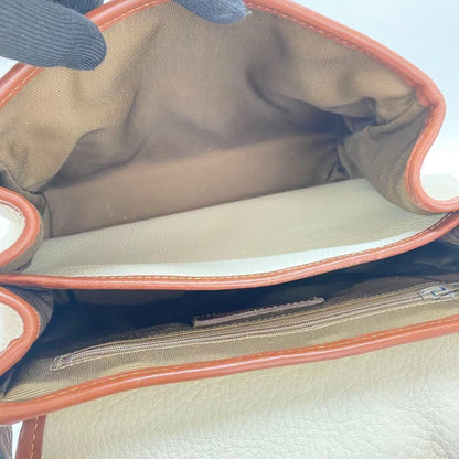 COACH Hand Bag Tote Purse Old 4226 Leather White Authentic