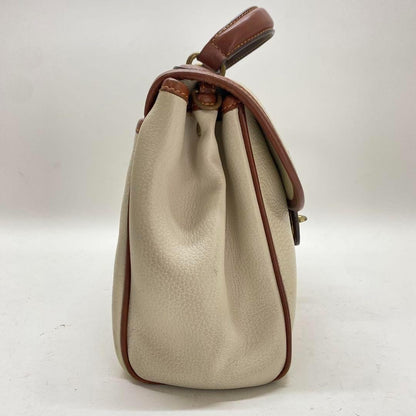 COACH Hand Bag Tote Purse Old 4226 Leather White Authentic