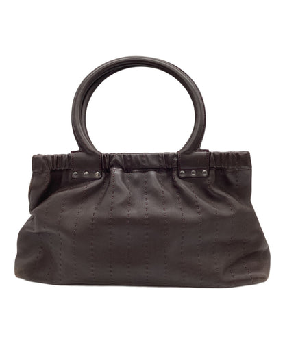 Salvatore Ferragamo handbag Purse Brown  Authentic Women's Men's Used