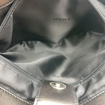 LOEWE Hand Bag Tote Purse Anagram Leather Authentic