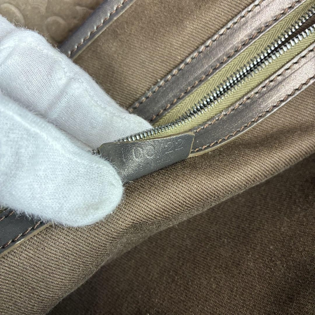 CELINE Hand Bag Tote Purse C Macadam Suede Authentic
