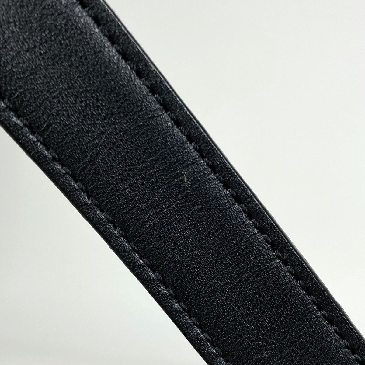 BURBERRY Shoulder Bag Purse Logo Suede Leather Black Authentic