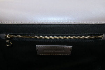See By Chloe Shoulder Bag Purse Leather Dark Greige Authentic
