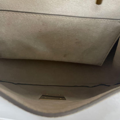 Chloe Shoulder Bag Purse Drew Camel Brown Authentic