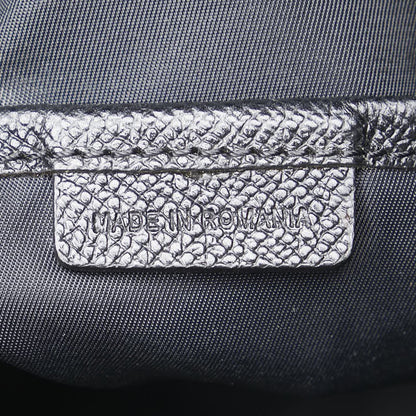 BURBERRY Shoulder Bag Purse Nova Check Nylon Leather Black Authentic