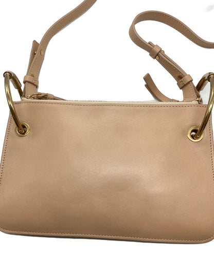 Chloe Body Bag Waist Pouch Ladies Roy Trio Pink Beige Authentic
