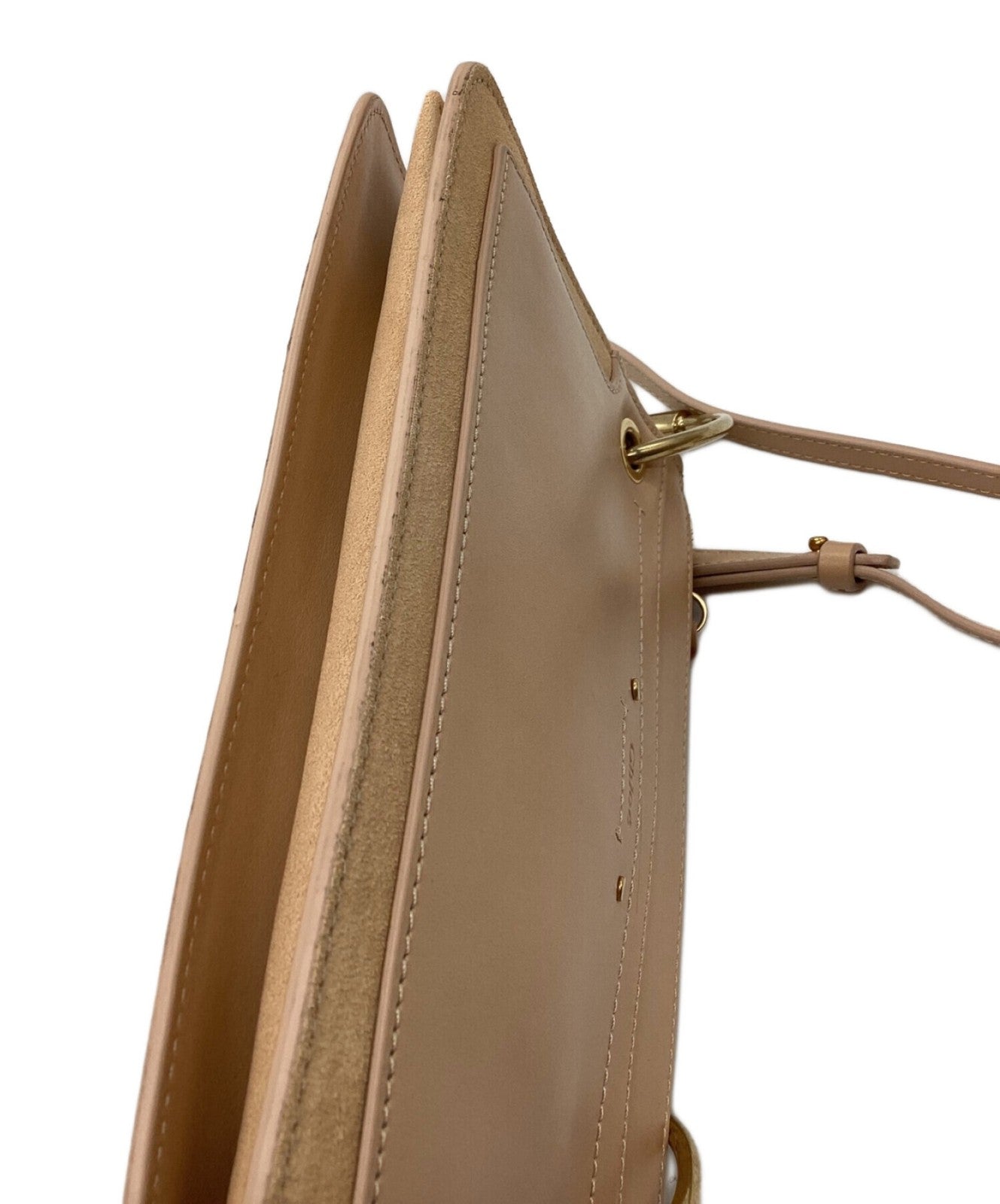 Chloe Body Bag Waist Pouch Ladies Roy Trio Pink Beige Authentic