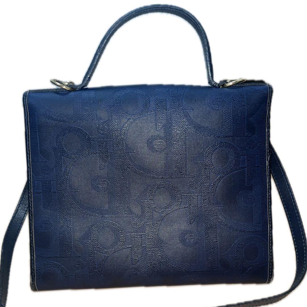 Christian Dior Hand Shoulder Bag Tote Purse 2way Authentic
