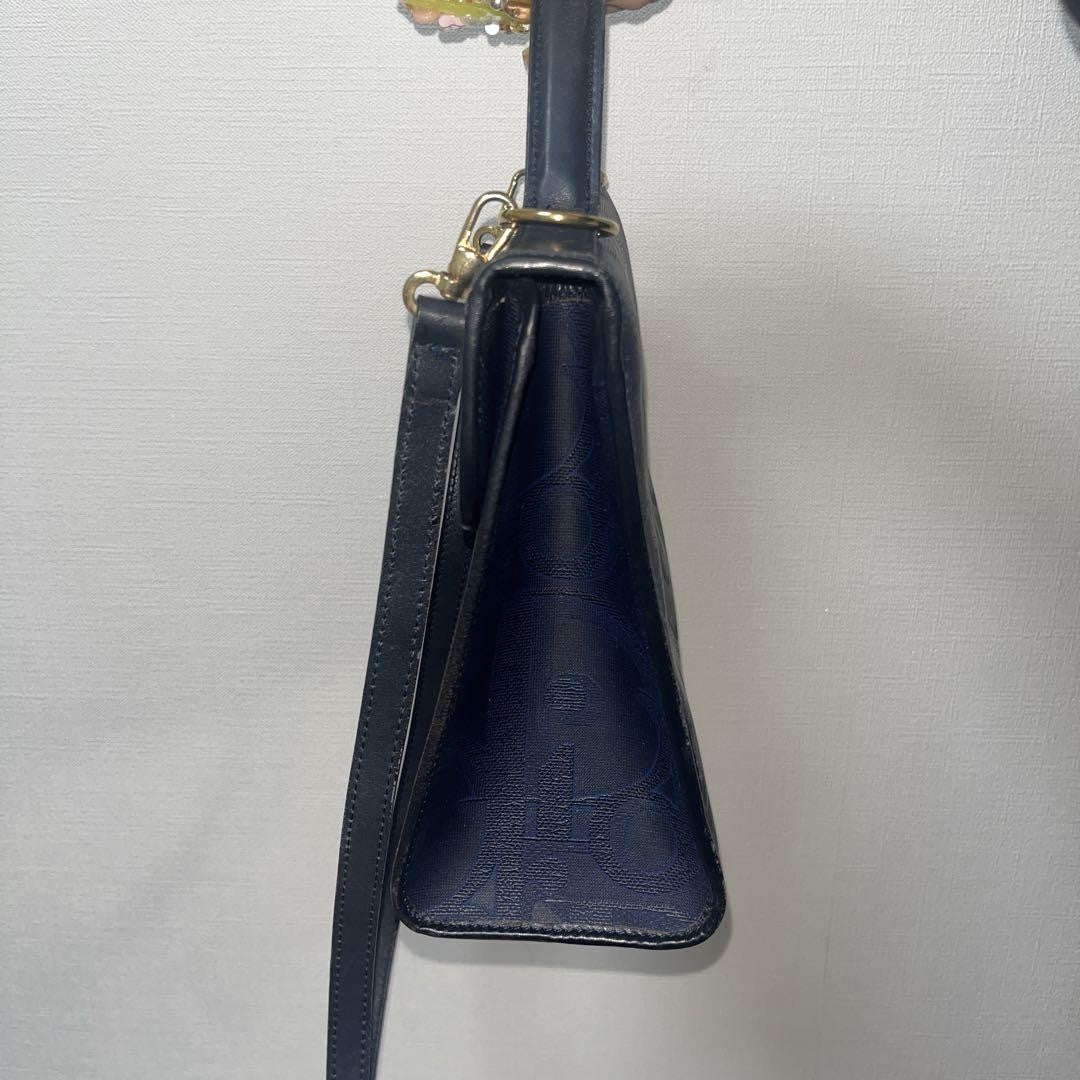 Christian Dior Hand Shoulder Bag Tote Purse 2way Authentic