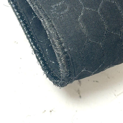 Christian Dior Shoulder Bag Purse Honeycomb Chain Canvas Black Authentic