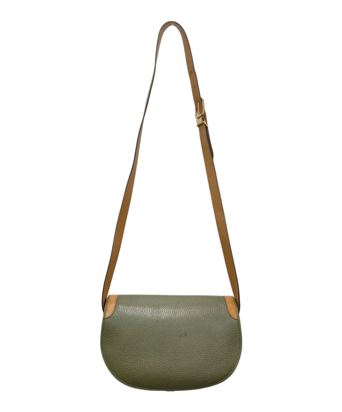 Christian Dior Shoulder Bag Purse CD Green Authentic