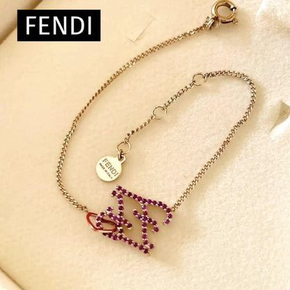 FENDI Bracelet Bangle FF Authentic
