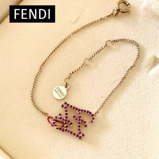 FENDI Bracelet Bangle FF Authentic