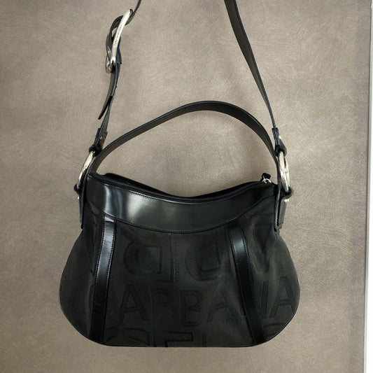 Dolce & Gabbana Hand Bag Tote Purse Black Authentic