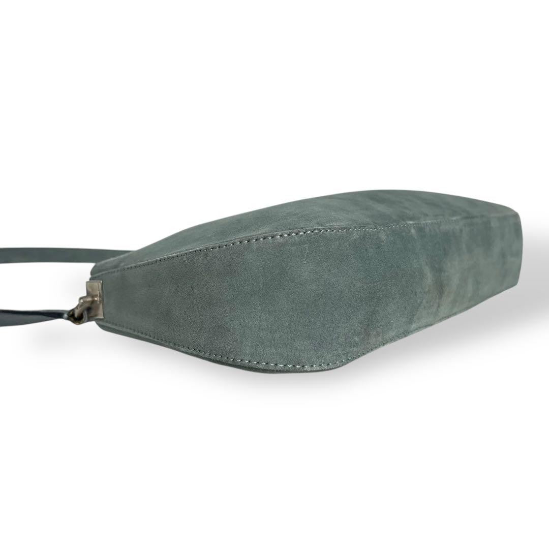 Salvatore Ferragamo handbag Purse Green accessory pouch Authentic Used Women's