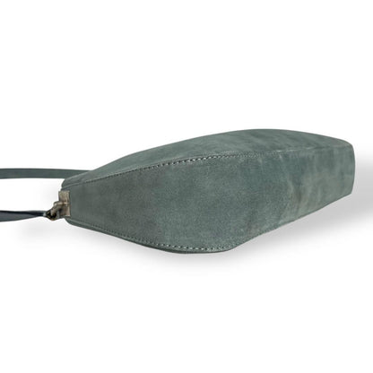Salvatore Ferragamo handbag Purse Green accessory pouch Authentic Used Women's