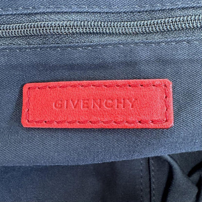 GIVENCHY Hand Shoulder Bag Tote Purse 2way Nightingale Leather Red Authentic