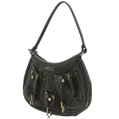 GIVENCHY Accessory Pouch Shoulder Bag Purse Denim Navy Authentic