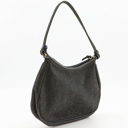 GIVENCHY Accessory Pouch Shoulder Bag Purse Denim Navy Authentic