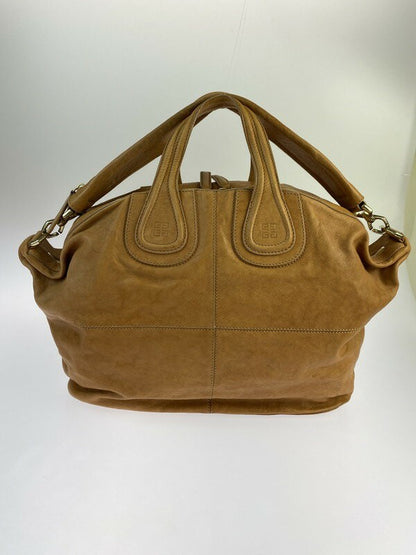Hand Shoulder Bag Tote Purse 2way Nightingale Camel Authentic