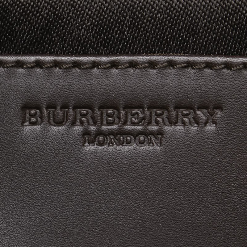 BURBERRY Hand Bag Tote Purse Nova Check Green Red Black Authentic