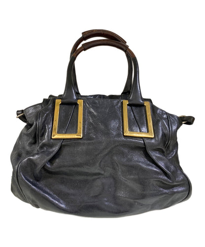 Chloe Hand Shoulder Bag Tote Purse 2way Ethel Black Authentic