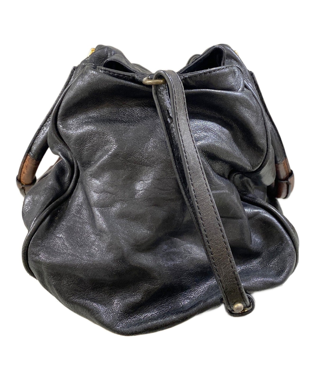 Chloe Hand Shoulder Bag Tote Purse 2way Ethel Black Authentic