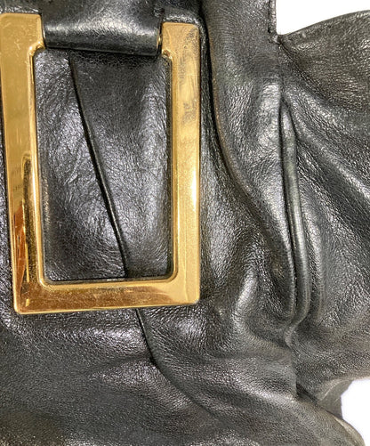 Chloe Hand Shoulder Bag Tote Purse 2way Ethel Black Authentic