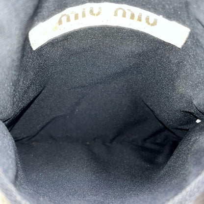MIU MIU Shoulder Bag Purse Pouch Black Authentic