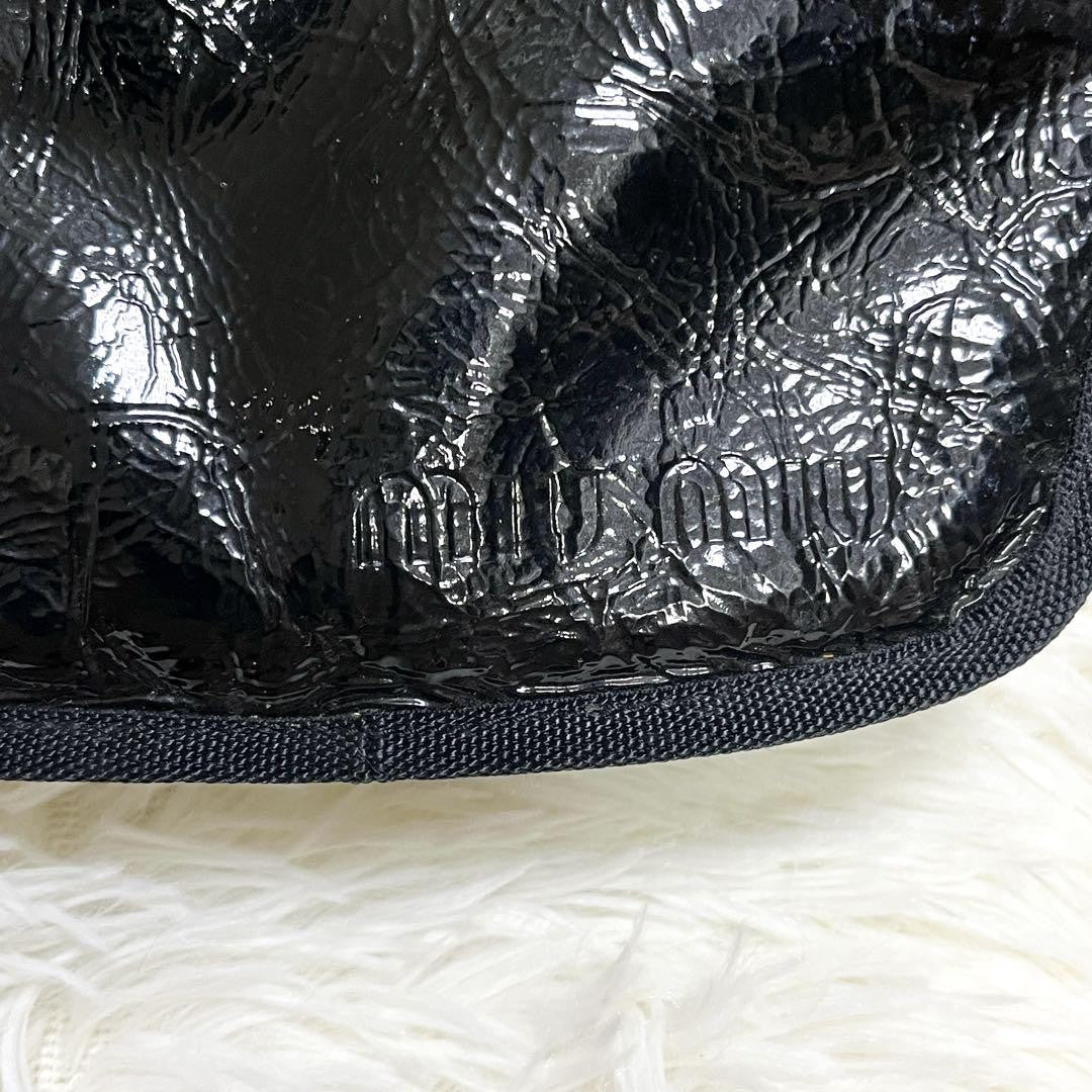 MIU MIU Shoulder Bag Purse Pouch Black Authentic
