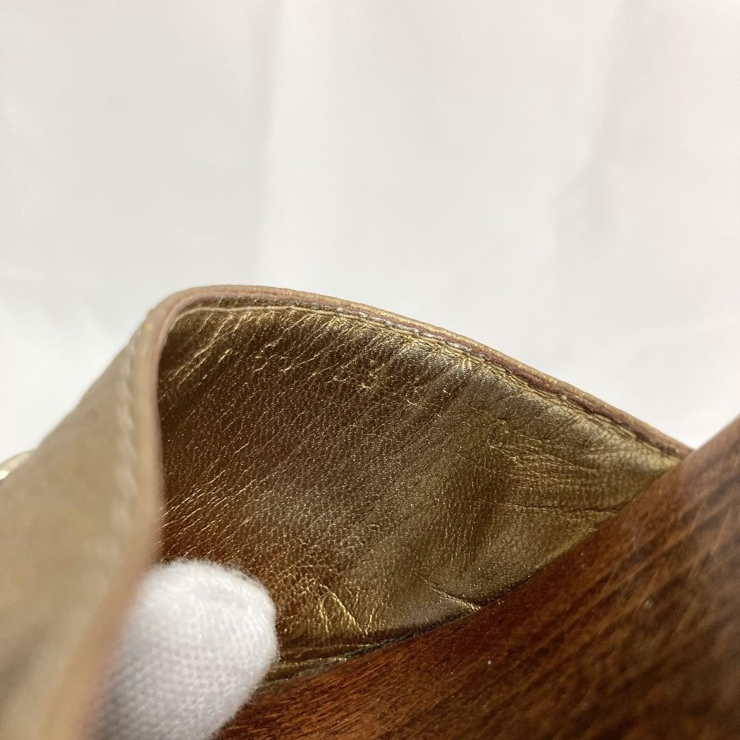 GUCCI Sandals Shoes Horse bit EU 37.0 US 7.0 Brown Gold Authentic