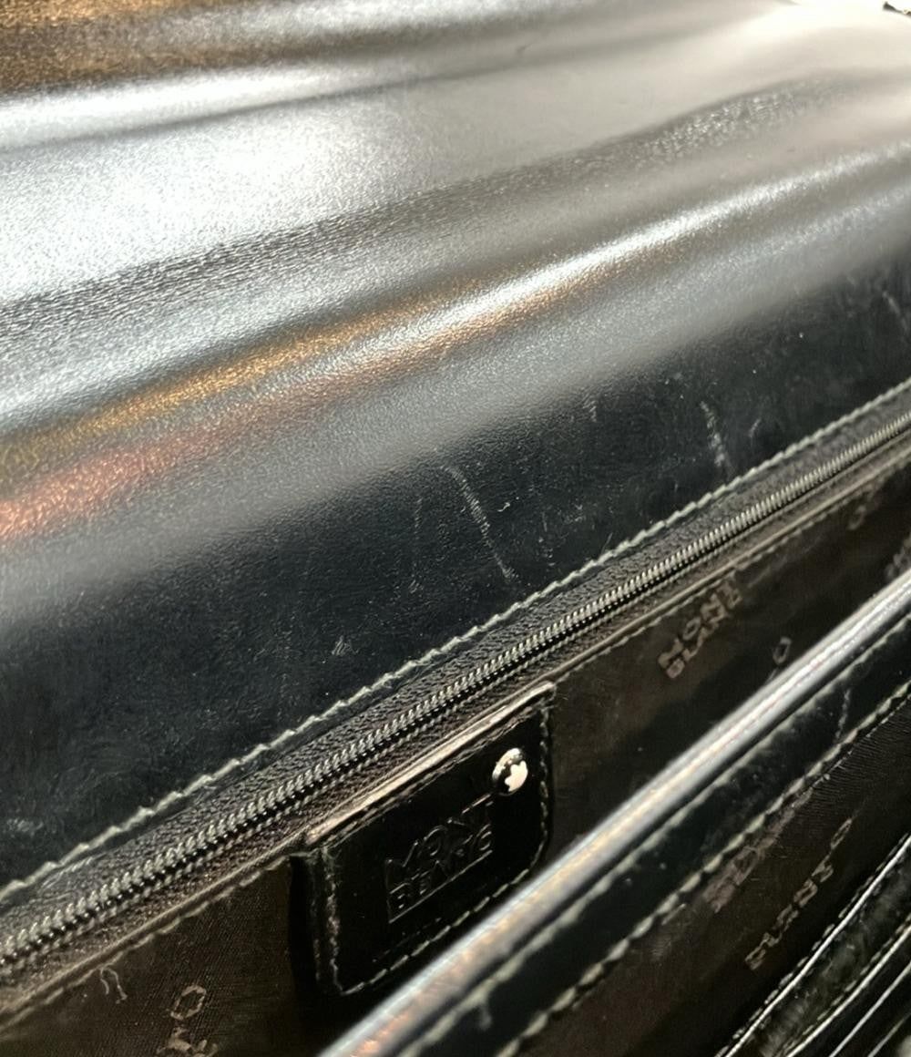 Montblanc Business Bag Briefcase Authentic Black