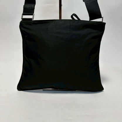 PRADA shoulder bag Purse Logo Nylon Black Unisex Used Authentic